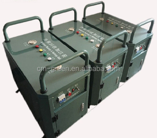 HVAC chiller service refrigerant recovery pump ac recovery unit 2HP full oil less R134a R22 recovery machine