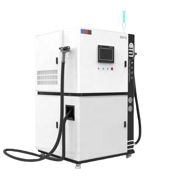 Dual System 2HP Oil Less PLC Fully Automatic Refrigerant Recovery Charging Machine Car A/C Freon Charging Equipment