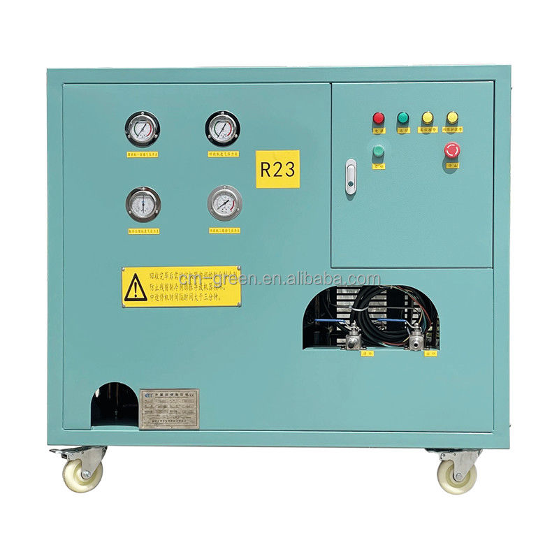 SF6 Refrigerant Recovery Unit Ultra Low Temperature R23 R13 Refrigerant Recovery Machine 2HP Recovery Pump