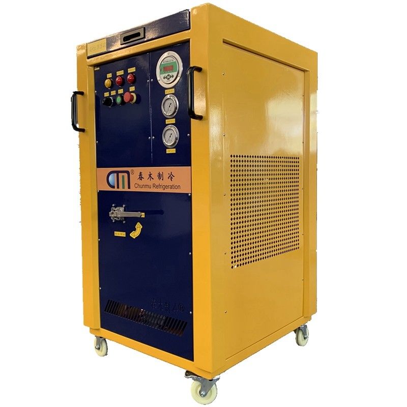 R32 R290 R600a Flammable Refrigerant Recovery Unit 4HP Explosion Proof Recovery Recharge Machine