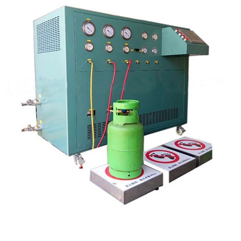 multiple stations 3-stage refrigerant filling machine split charging machine R404A R410A filling equipment