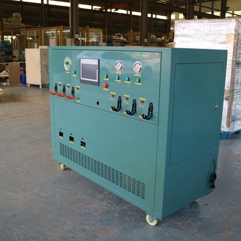 oil less refrigerant cylinder refilling machine multiple stations refrigerant split charging machine for R134a R410A