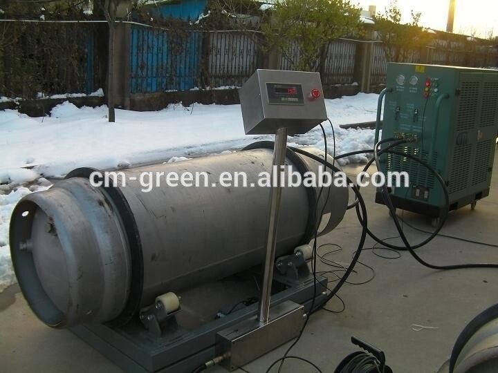 R22 R134a oil less refrigerant recovery unit 7HP freon recovery machine ac refrigerant recovery charging machine