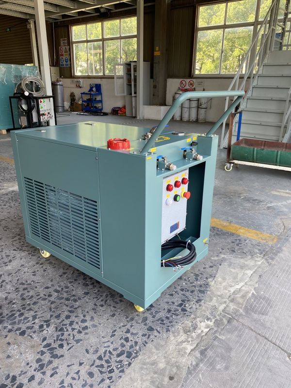 freon r32 gas recovery machine 3HP oil less air conditioning recovery pump R1234yf R290 explosion proof recovery station