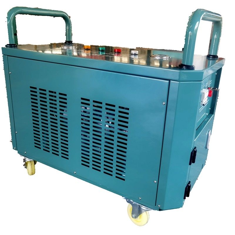 chiller a/c after service refrigerant recovery pump 2HP full oil less recovery recharge machine gas recovery unit