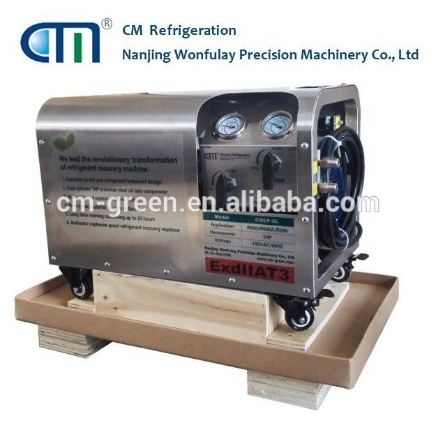 Gas Recovery Machine R600 Charging Machine Refrigerant Recovery Unit