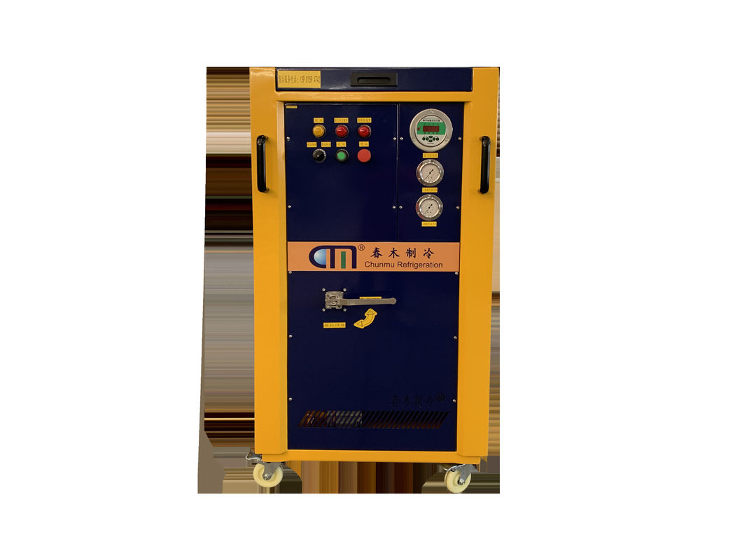factory price of refrigerant recovery machine 4hp oil less air conditioner gas recharge machine for sale