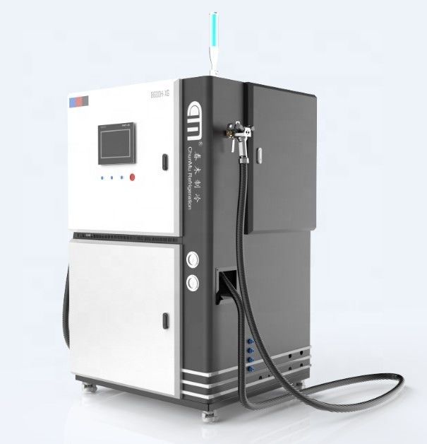 Fully Automatic Flammable Refrigerant Filling Recharge Machine Dual System A/C Hydrocarbon Charging Machine