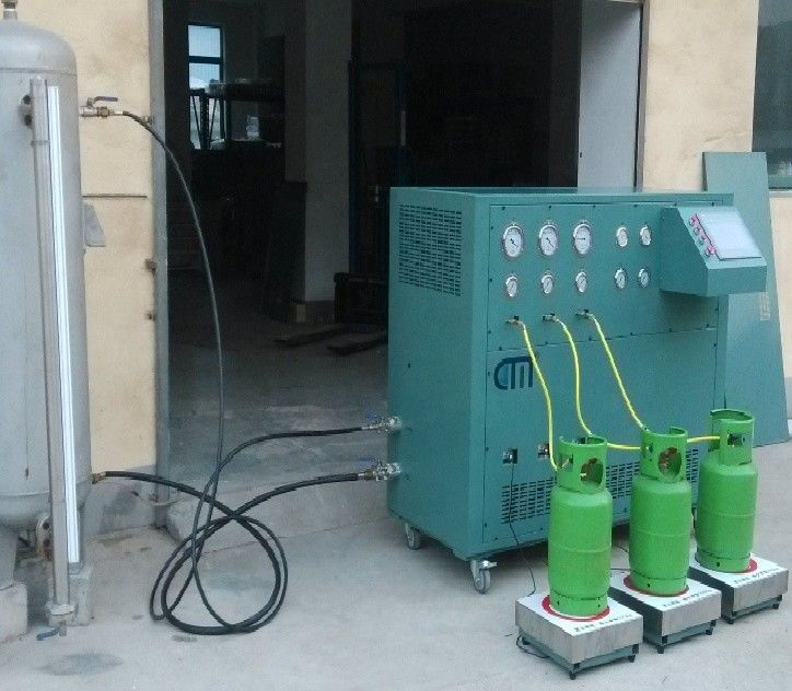 Multiple Stations Oil Less Refrigerant Filling System A/C Charging Station R134a R404a MO99 Charging Machine