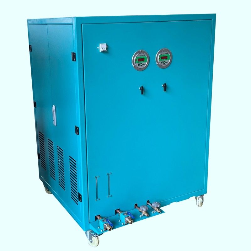 Fast Speed 25HP Oil Less Waste Recycling Refrigerant Recovery Machine A/C Refrigerator Disassembly Line Recovery Unit