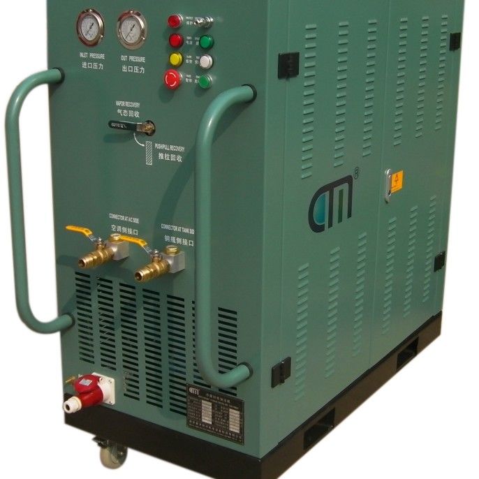 7HP oil less CFC HCFC HFC refrigerant recovery machine R134a freon ISO tank recovery charging machine gas recovery pump