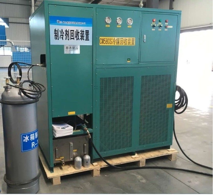 Oil Less 15HP 25HP Refrigerant Freon Recovery Unit R134a R410a Waste Recycling Disassembly Line Ac Recovery Machine