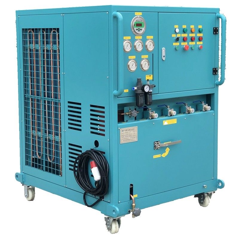 R32 flammable explosion proof refrigerant recovery unit 10HP a/c recovery machine freon gas recovery charging station