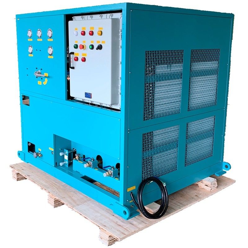 25HP refrigerant recovery unit ISO tank residual gas recovery charging machine ac refrigerant recharge machine
