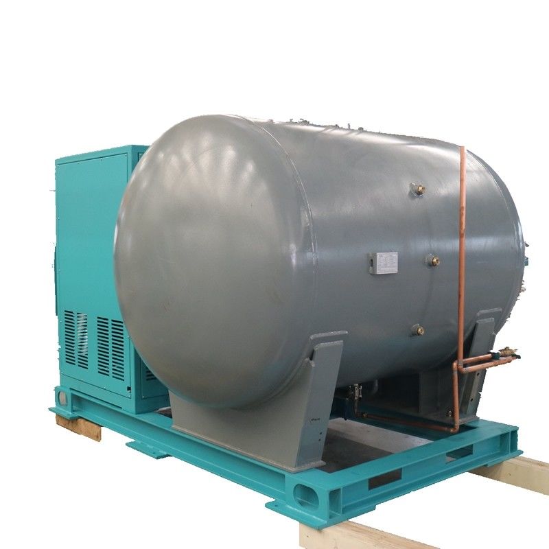10HP oil less refrigerant storage recovery pump 2000L storage tank recovery charging machine ac recharge machine