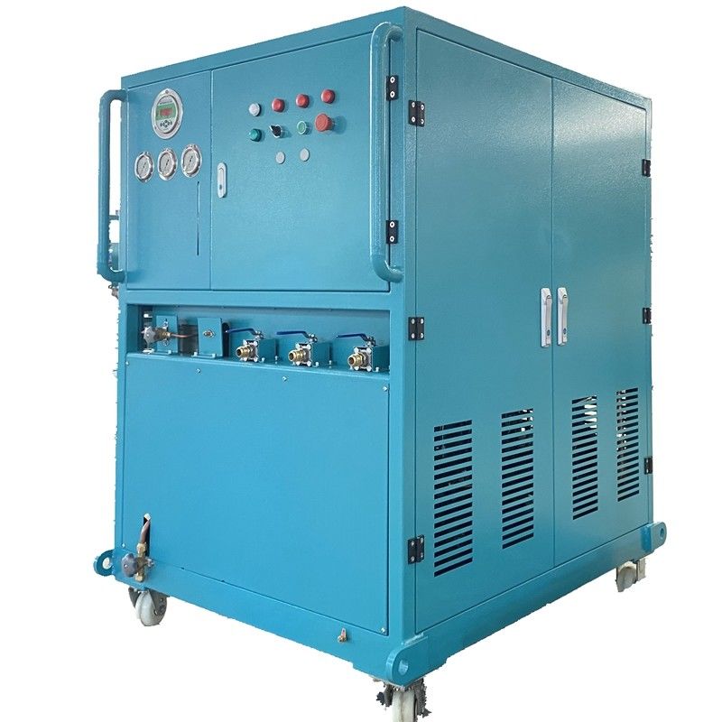 ATEX Explosion Proof Refrigerant Recovery Machine 10HP Ac Recovery System Gas Charging Machine