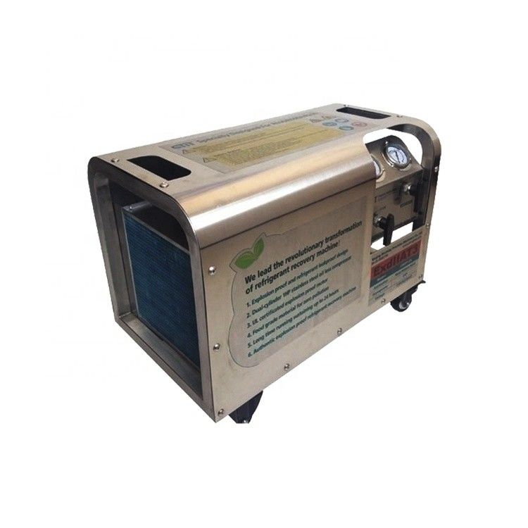 explosion proof ATEX refrigerant recovery unit R290 R600a recovery charging recharge machine recovery pump