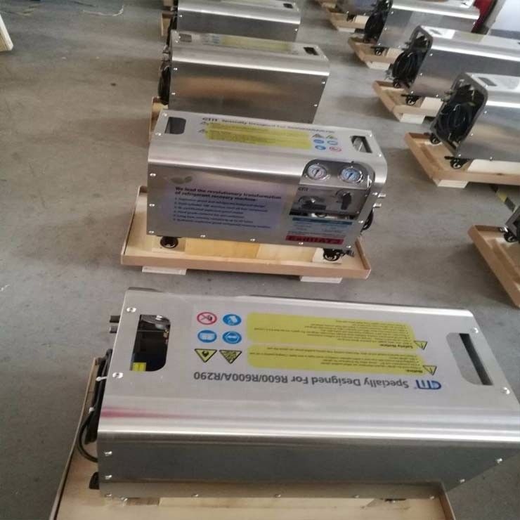explosion proof ATEX refrigerant recovery unit R290 R600a recovery charging recharge machine recovery pump