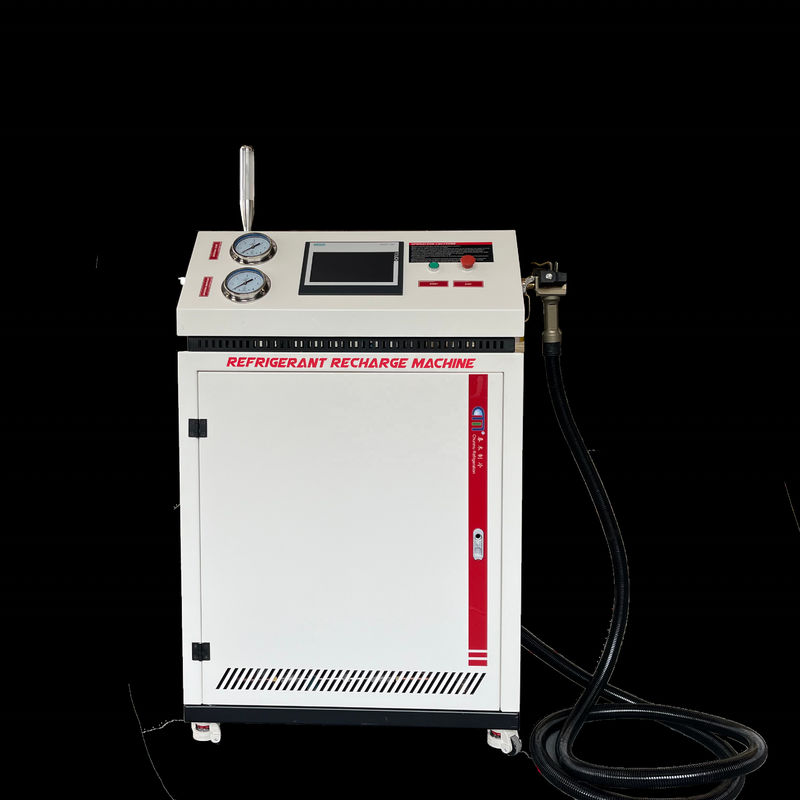 PLC Fully Automatic R32 R290 Refrigerant Charging Machine Ac Gas Recovery Filling Recharge Machine