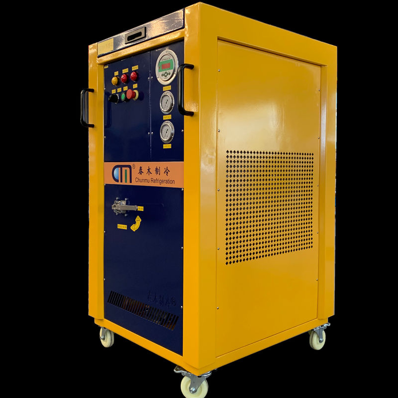 Air Conditioning 4HP Freon Recovery Machine Explosion Proof R290 R600a Ac Refrigerant Charging Recharge Machine