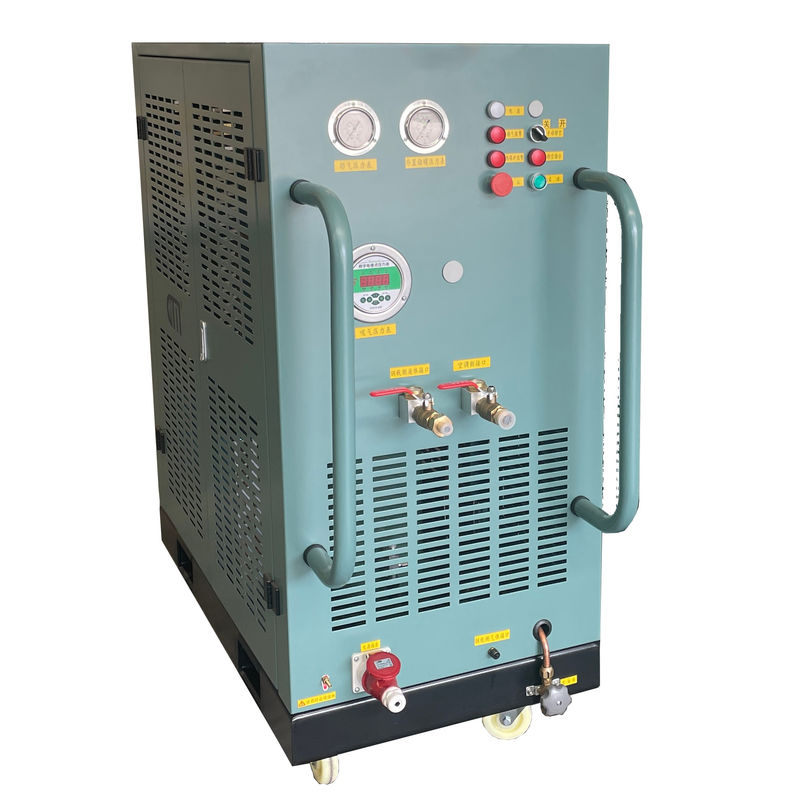 7HP Waste Recycling Freon Recovery Machine Air Conditioner Disassembly Refrigerant Recovery Recharge Machine