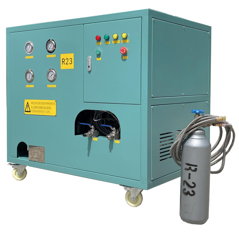 R23 high pressure freon recovery machine 2HP oil less refrigerant recovery recharge machine for R23 R13 SF6