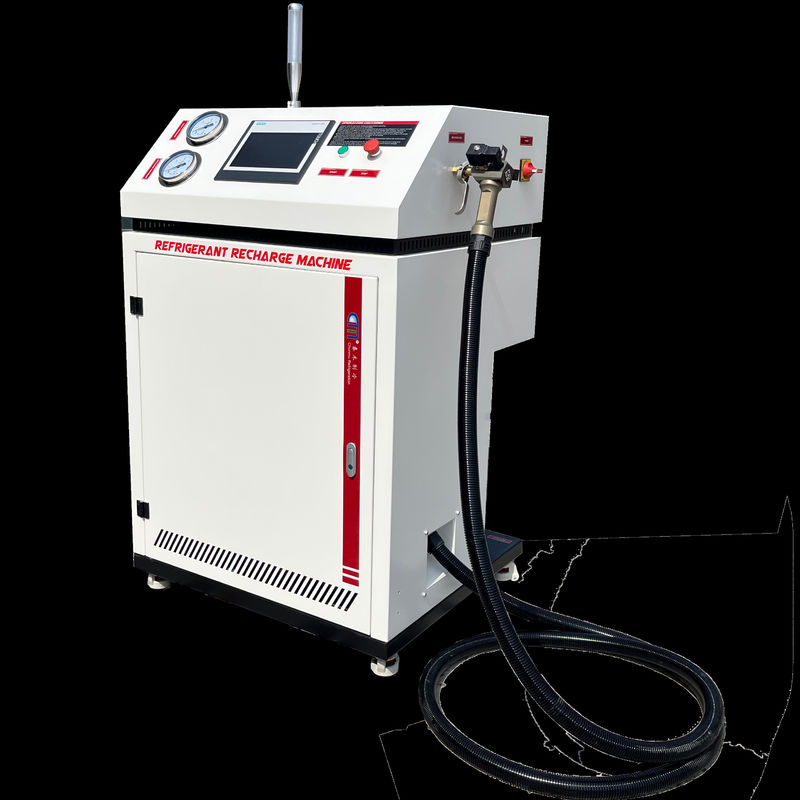 Single Filling System Refrigerant Recovery Recharge Machine Fully Automatic Ac Freon Recovery Gas Charging Machine