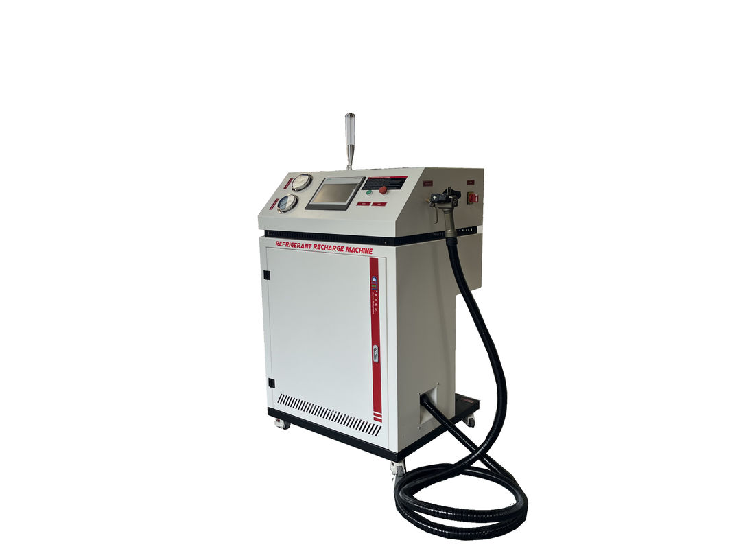 Single Filling System Refrigerant Recovery Recharge Machine Fully Automatic Ac Freon Recovery Gas Charging Machine