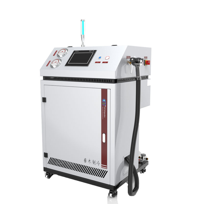 Single Filling System Refrigerant Recovery Recharge Machine Fully Automatic Ac Freon Recovery Gas Charging Machine