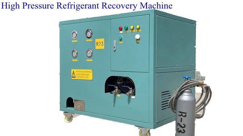 R23 Refrigerant Recovery System SF6 High Pressure Recovery Recharge Machine 2HP Recycling Charging Machine