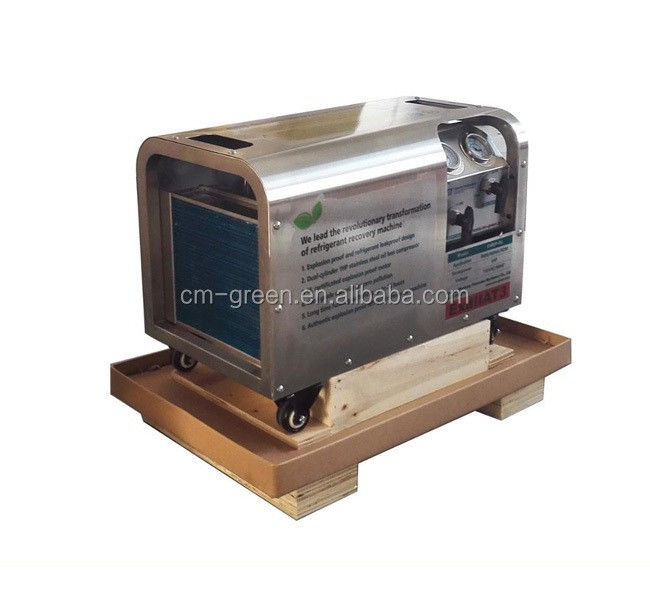 explosion proof  refrigerant recovery system R290 R600a recovery charging machine AC recovery recharge machine