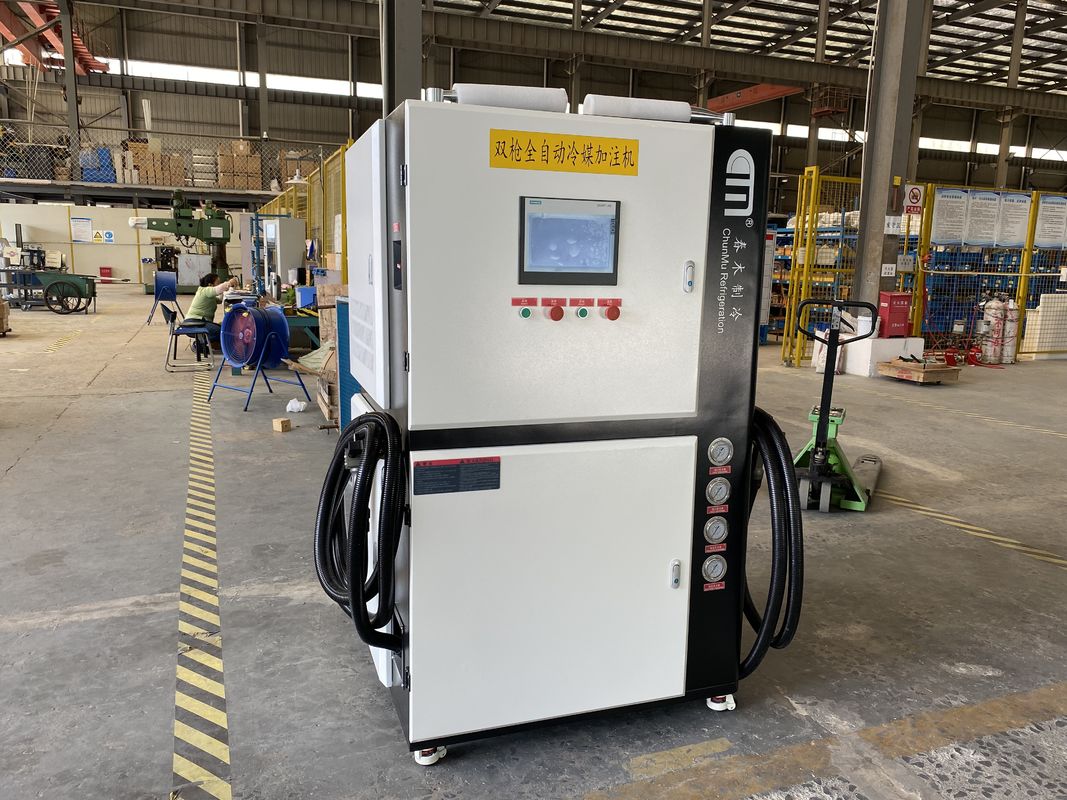 R134a Ac Machine Refill Freon Machine Ac Gas Charging Machine Heat Pump Refrigerant Charging Station R134a R290 Charging Machine