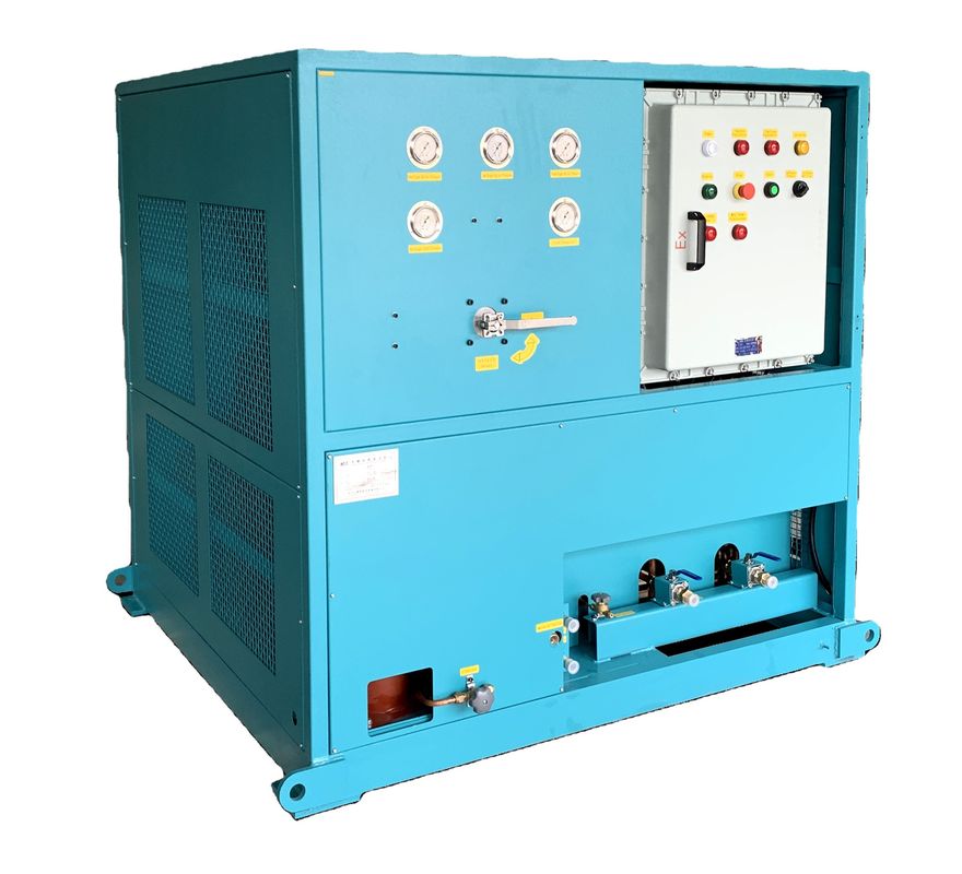 Hydrocarbon Refrigerant ISO Tank Recovery Recharge Machine R290 R600 Recovery Machine 25HP ISO Tank Recovery Unit