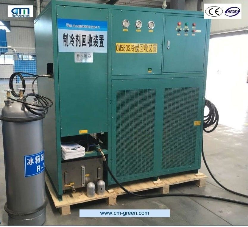 Air Conditioning Refrigerant Recovery Equipment 25HP Disassembly Line Recovery Machine R134a R410A