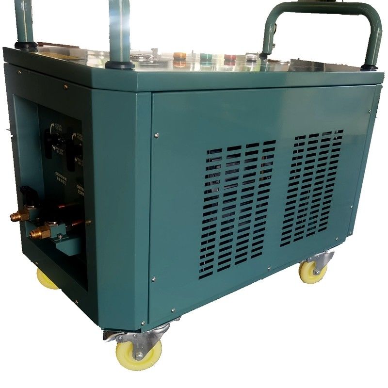 R134a R410a chiller refrigerant vapor recovery charging machine 2HP recovery pump HVAC service recharge machine