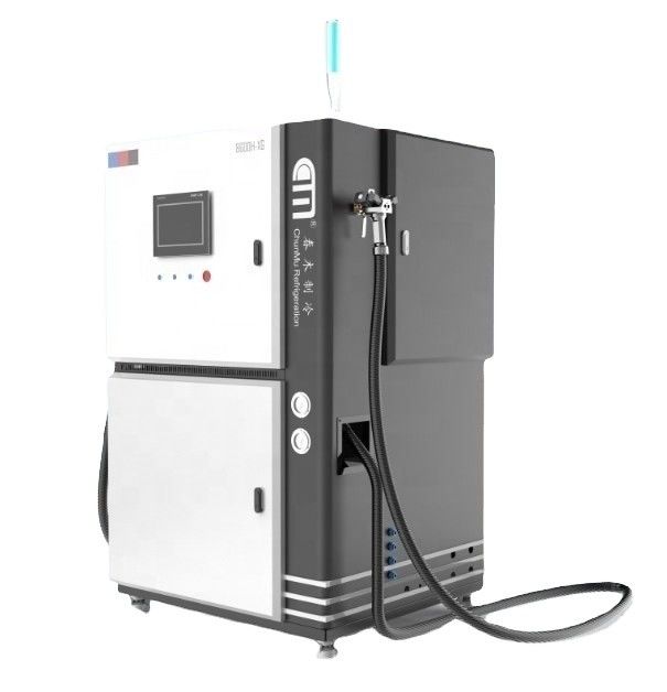 Automatic Dual Filling System Refrigerant Ac Recharge Machine Chiller Recovery Pump R134a R22 Recovery Charging Machine
