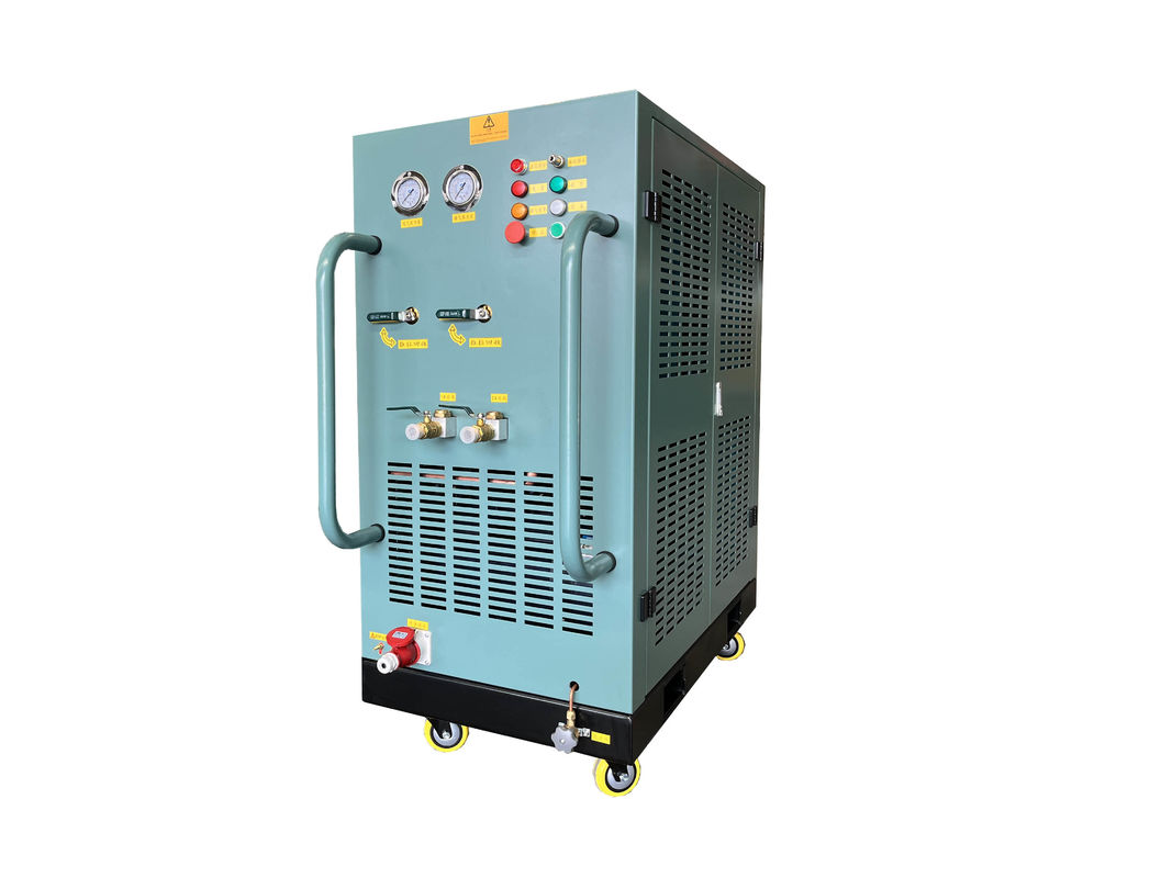 5HP Refrigerant Vapor Recovery Gas Charging Machine Full Oil Less R134a R22 Recovery System Ac Recovery Pump