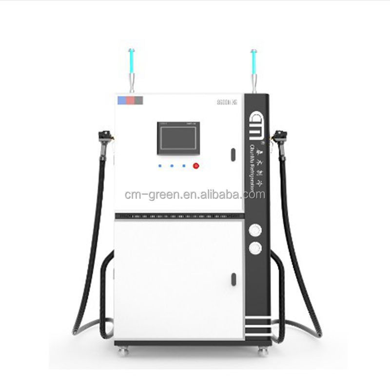 Dual System Refrigerant Ac Filling Equipment Fully Automatic Recovery Ac Charging Machine OEM Factory Recycling Machine