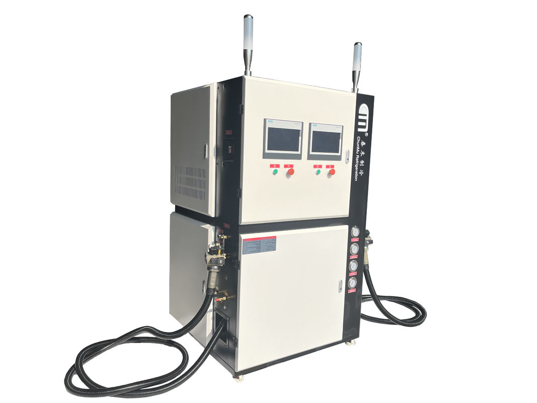 Fully Automatic Refrigerant Recovery Charging Machine R22 R410a Recovery Unit Air Conditioning Charging Station