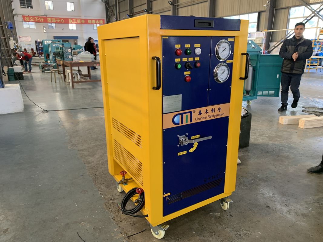 R600a Freon R134a R22 Hvac Recovery And Charging Machine Refrigerant Recovery Unit