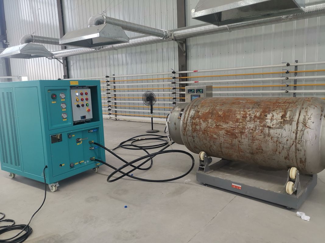 Refrigerant Recovery Unit Gas Charging System