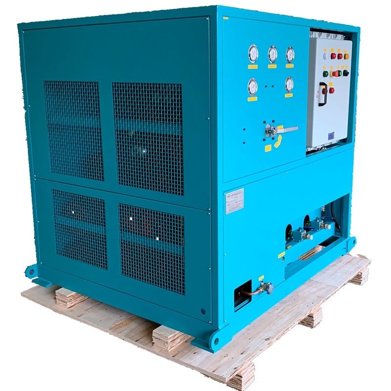 explosion proof refrigerant gas recovery machine 25HP full oil less recovery unit a/c recovery recharge station