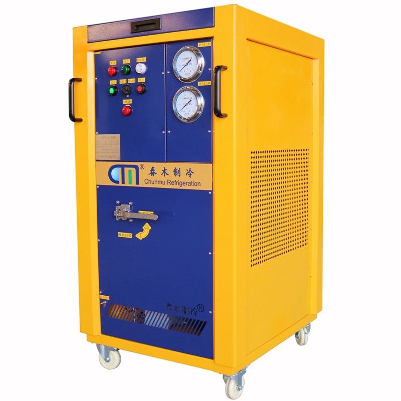explosion proof refrigerant gas recovery unit R32 R290 hydrocarbon recovery charging machine 4HP recovery pump