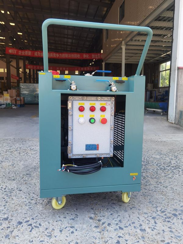 3HP Refrigerant Gas Recovery Unit Air Conditionging Explosion Proof Recovery Recharge Machine R32 R290