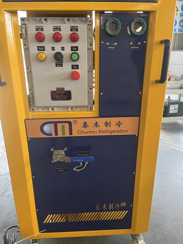 Factory Price CM-V400 ATEX Refrigerant Recovery Machine R32 R290 Recovery Recharge Machine 4HP Recovery Unit
