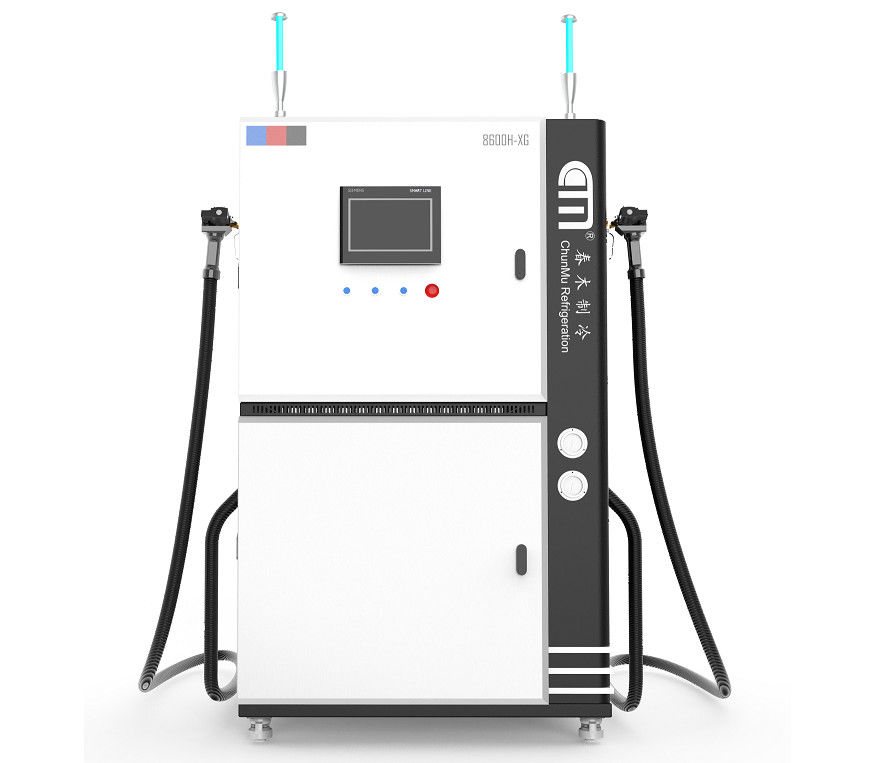R600 Ac Gas Refrigerant Filling Equipment Fully Automatic Ac Gas Charging Machine Heat Pump Charging Station