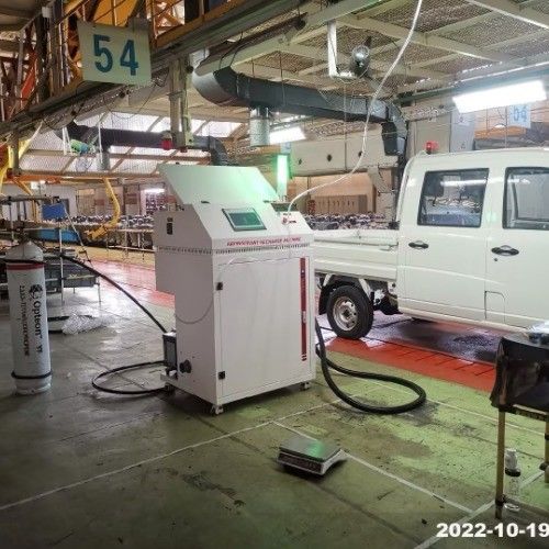 AC Refrigerant Gas Charging Filling Device Automatic Charging Chiller