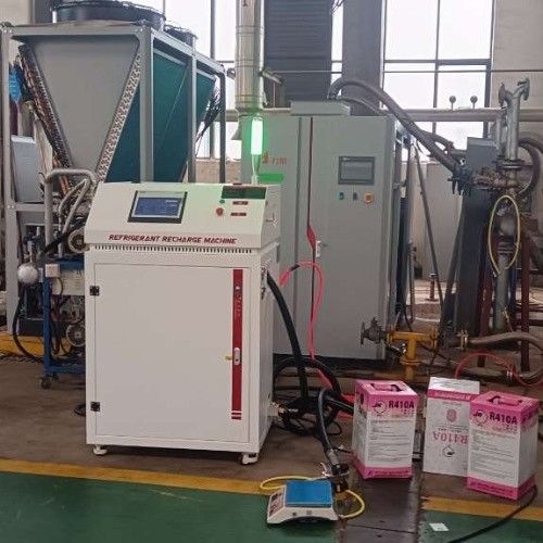 Hydrocarbo R290 Refrigerant Charging Machine R32 Recovery Unit Fully Automatic Ac Gas Recovery Recharge Machine