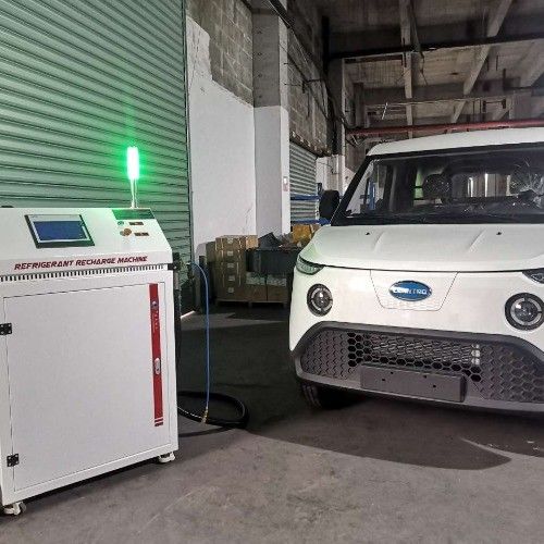 Hydrocarbo R290 Refrigerant Charging Machine R32 Recovery Unit Fully Automatic Ac Gas Recovery Recharge Machine