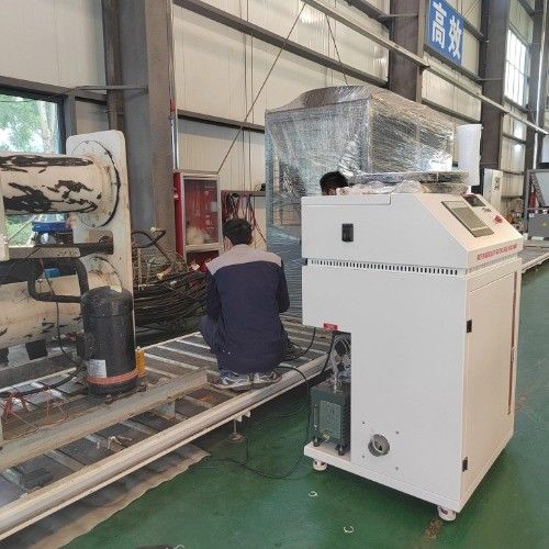 Air Conditioning Fully Automatic Refrigerant Charging Machine R134a PLC AC Recovery Recharge Filling Machine